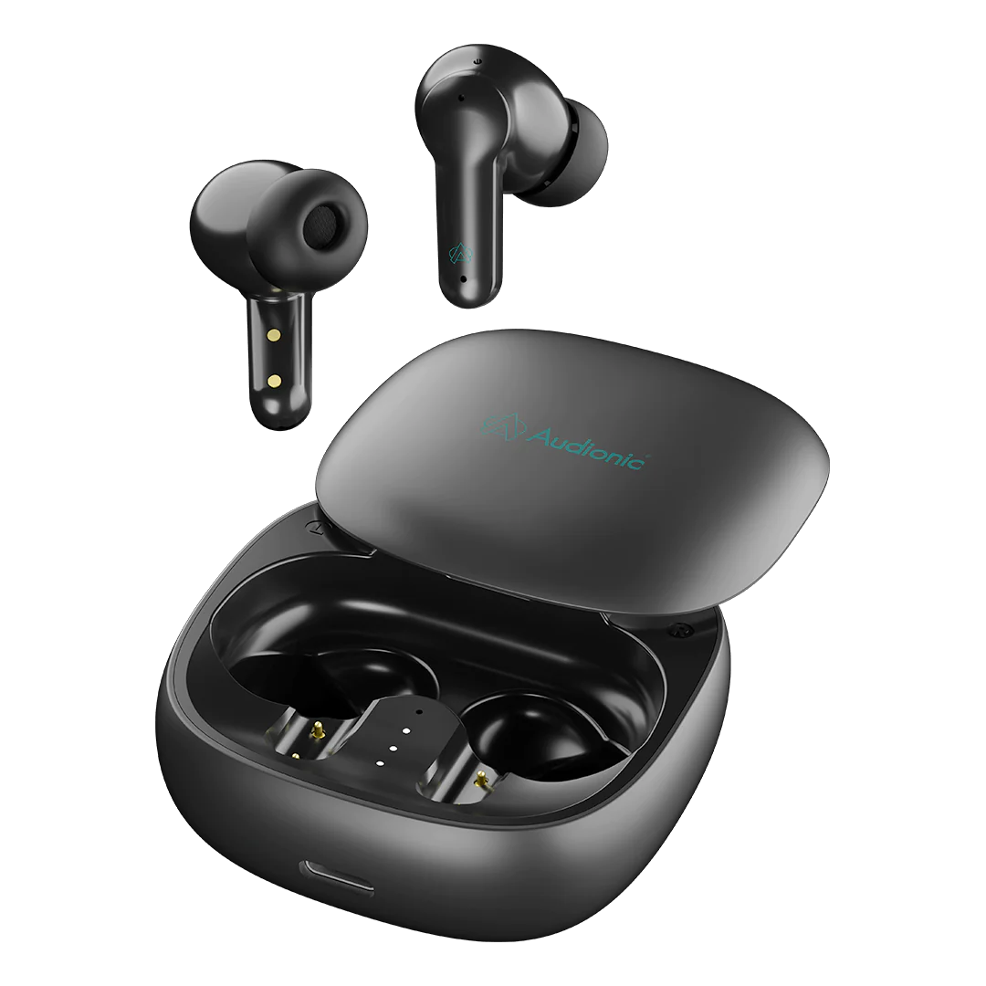 Audionic 550 True Wireless Bluetooth Earbuds – ENC Noise Cancellation | HD Sound | Long Battery Life