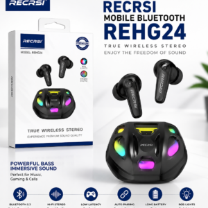 RECRSI Mobile Bluetooth REHG24 Wireless Bluetooth Headset with Microphone