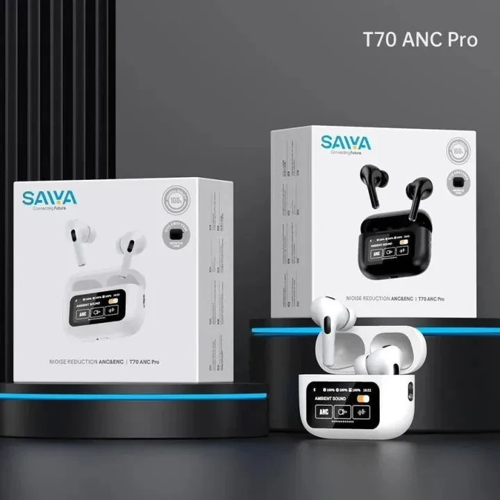 SAIYA T80 AirPods ANC White - Image 2